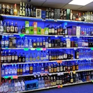 Couldn't even take a pic of the entire wall, too much selection!!!