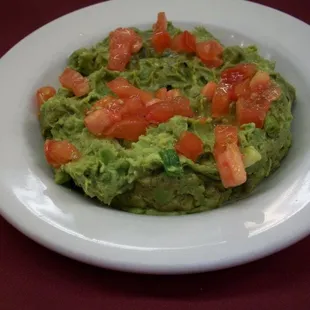 Guacamole made daily also available tableside.