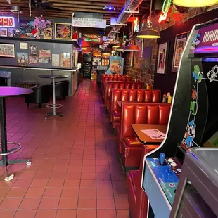 the inside of the restaurant