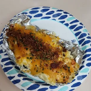 Fully loaded potatoe w/shrimp