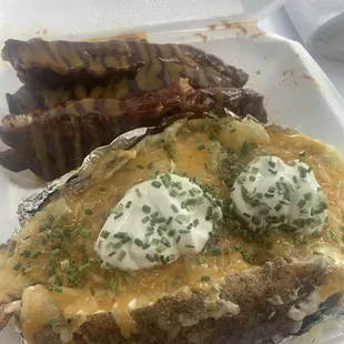 a plate of food