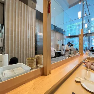 Bar by the kitchen