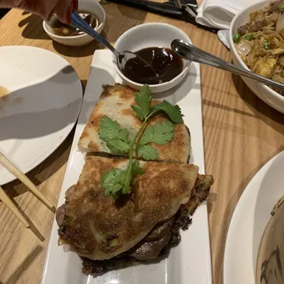 Beef Scallion Sandwich