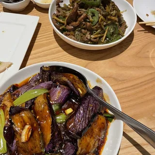 Shredded Beef with Salted Vegetable and Jalapeno