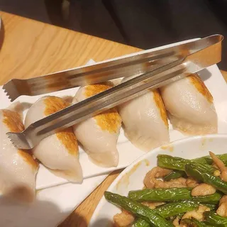 Steamed or Pan Fried Seafood Dumplings