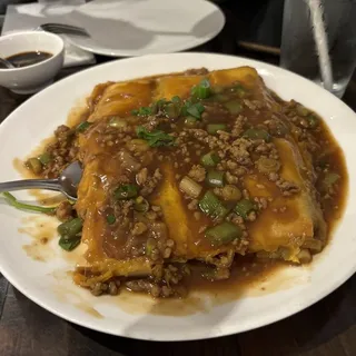 Braised Bean Curd with Spinach