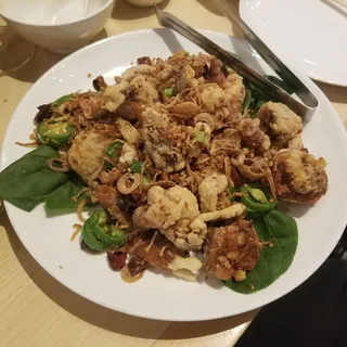Wok Roasted Soft-Shell Crab with Peppery Salt