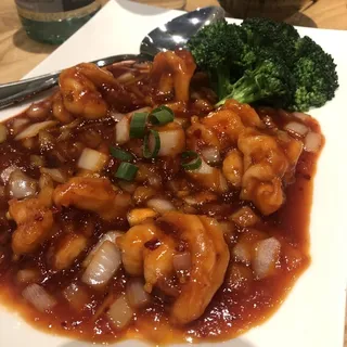 Jumbo Shrimps with Hot Chili Sauce