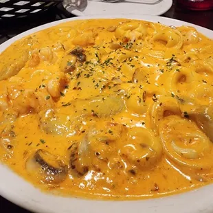 Joe&apos;s Tortellini with shrimp added