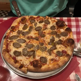 Sausage 14&quot; Pizza