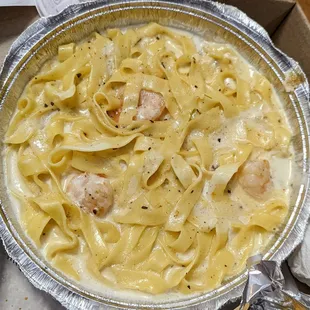 Shrimp Fettuccine Alfredo