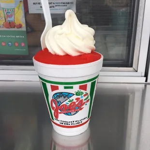 Cherry Ice with Vanilla