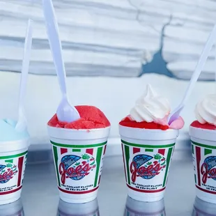 One Small, One Regular Italian Ice and Two Regular Joe-Lattis