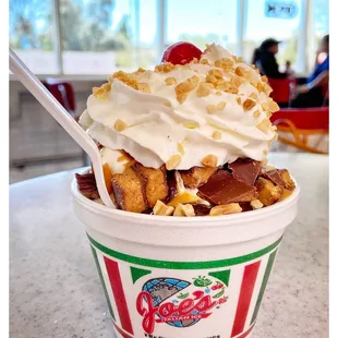 Peanut butter fudge sundae. Mmmmmmm!