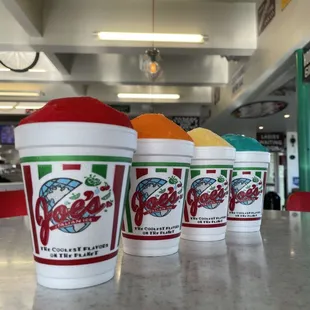 Need a little color in your life? Try the Italian Ice. There is a flavor for everyone!