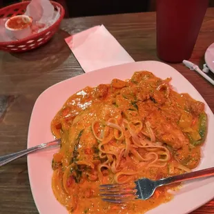 Chicken Primavera was really great