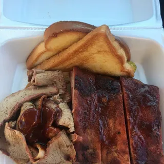Ribs & One Meat Dinner