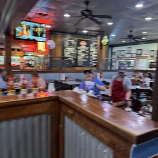 interior, sushi and sashimi