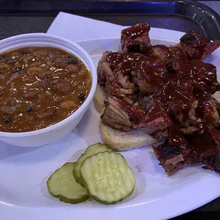 Burnt Ends Lunch Special (Monday & Saturday Lunch)