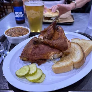 Half Chicken Dinner Special (Monday Dinner)