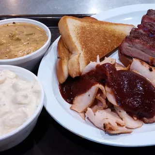 Rib & One Meat Dinner Special (Tuesday Dinner)