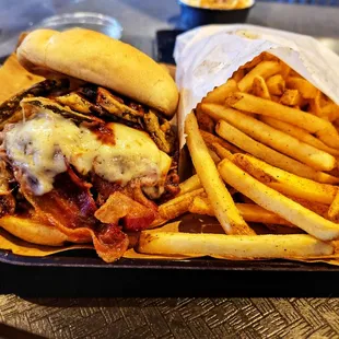 The Rocket Pig and a side of fries