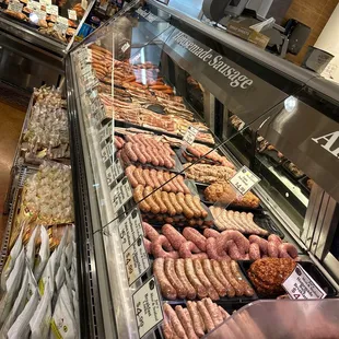 a variety of meats