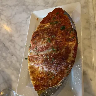 Homemade lasagna