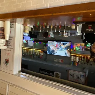 reflection of the bar