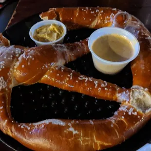 Giant pretzel