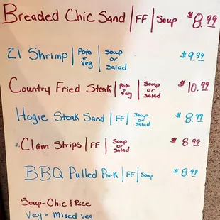 Good specials