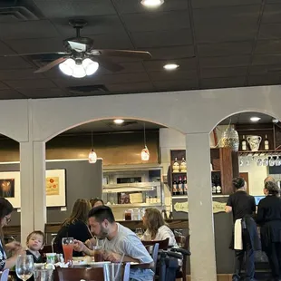 The upgraded dining room.