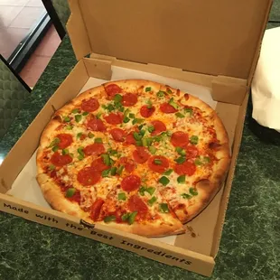 Pizza! Buy one get one half off Mon- Weds!