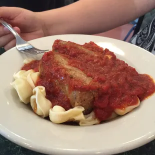 Tortellini with sausage