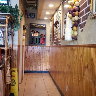 Hall to the WC, fun memorabilia  :)