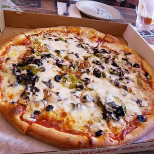 Vegetables pizza, is awesome!