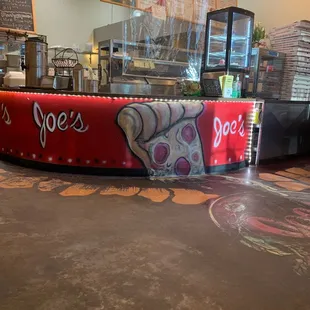 a view of the counter