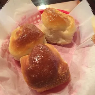 Amazing garlic rolls.