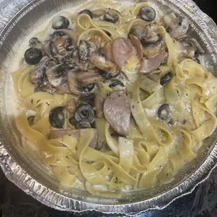 Pooling broken sauce (Alfredo carbonara)