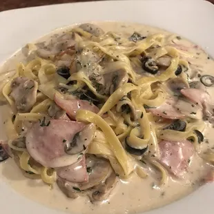 Fettucini carbonara