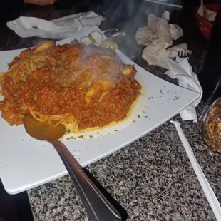 Joe's special spaghetti
