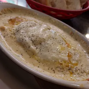 Lasagna with Alfredo sauce. Delicious.
