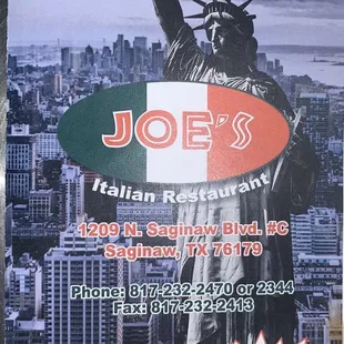 Current menu 03/14/2020