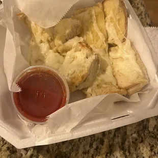 a sandwich and ketchup