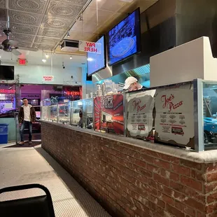 a view of the counter