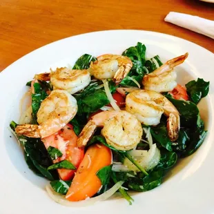 a shrimp salad