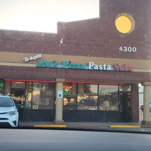 The front of the restaurant.