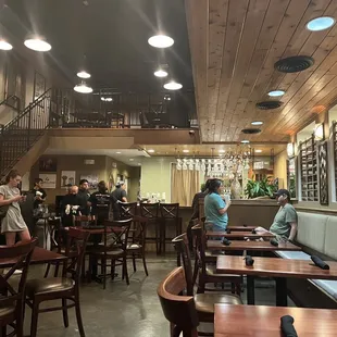 Interior seating area