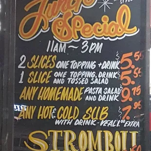 Geast lunch specials!!