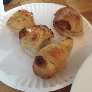 Garlic knots with marinara!